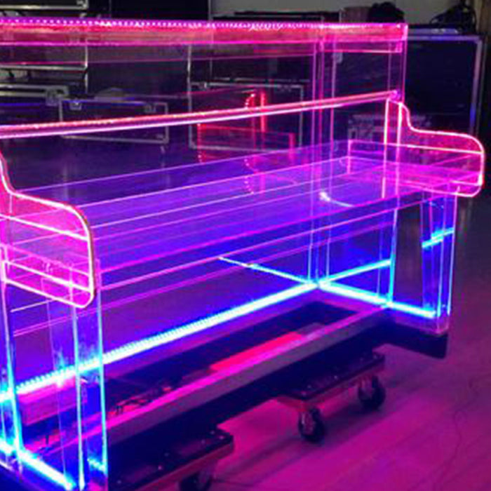 Moss LED lights up a piano for Hedley