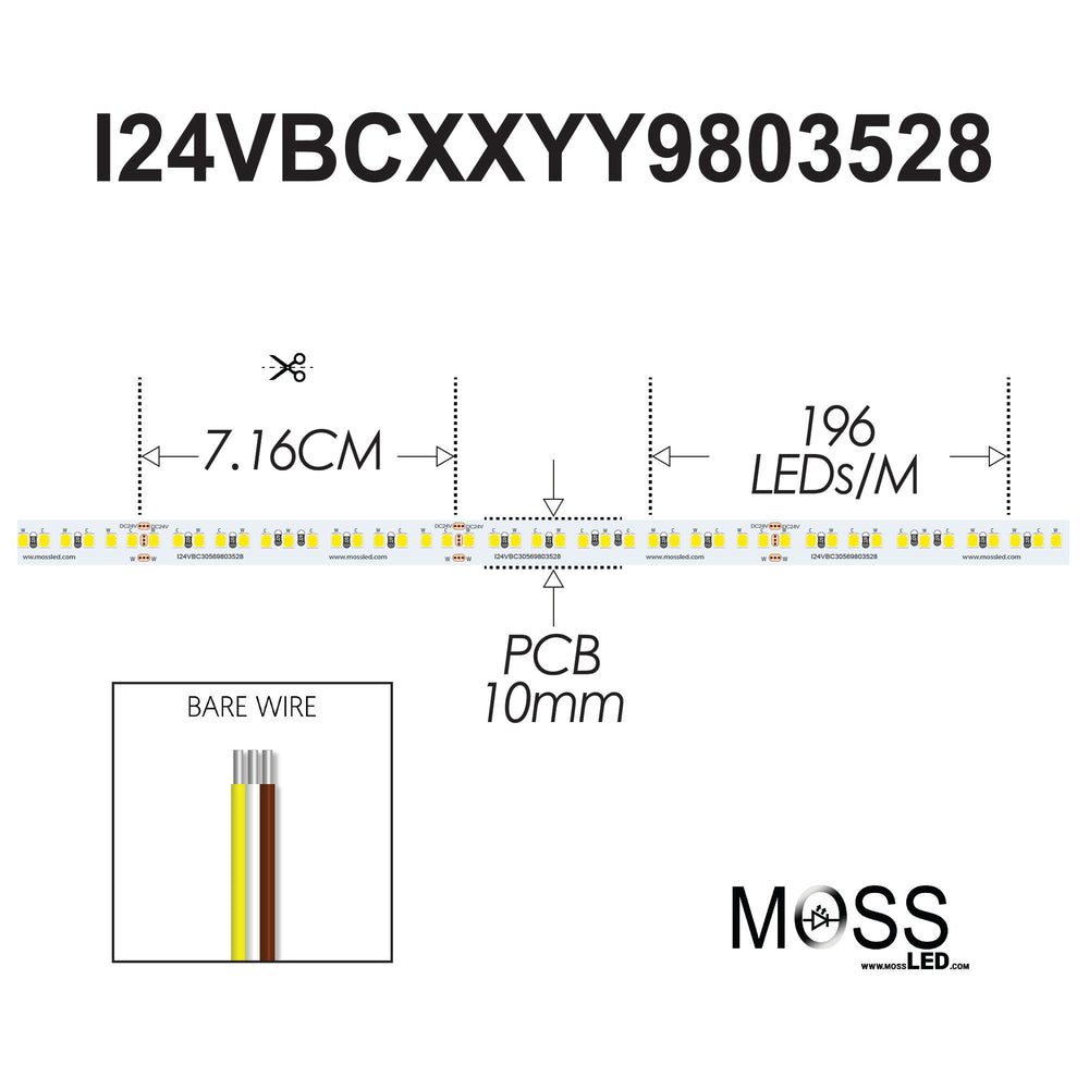 FlexLED Bi-Color 2700K - 6000K 24V (CCT Adjustable)