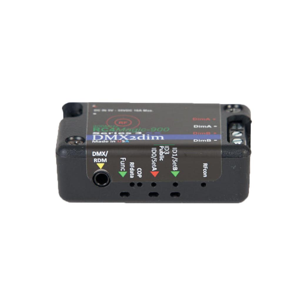 RC4M-900SX DMX2dim 2-Channel Wireless Dimmer