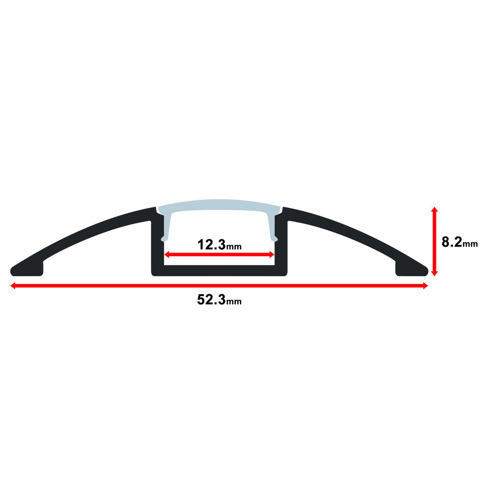Aluminum Channel - MOSS-ALM-5208