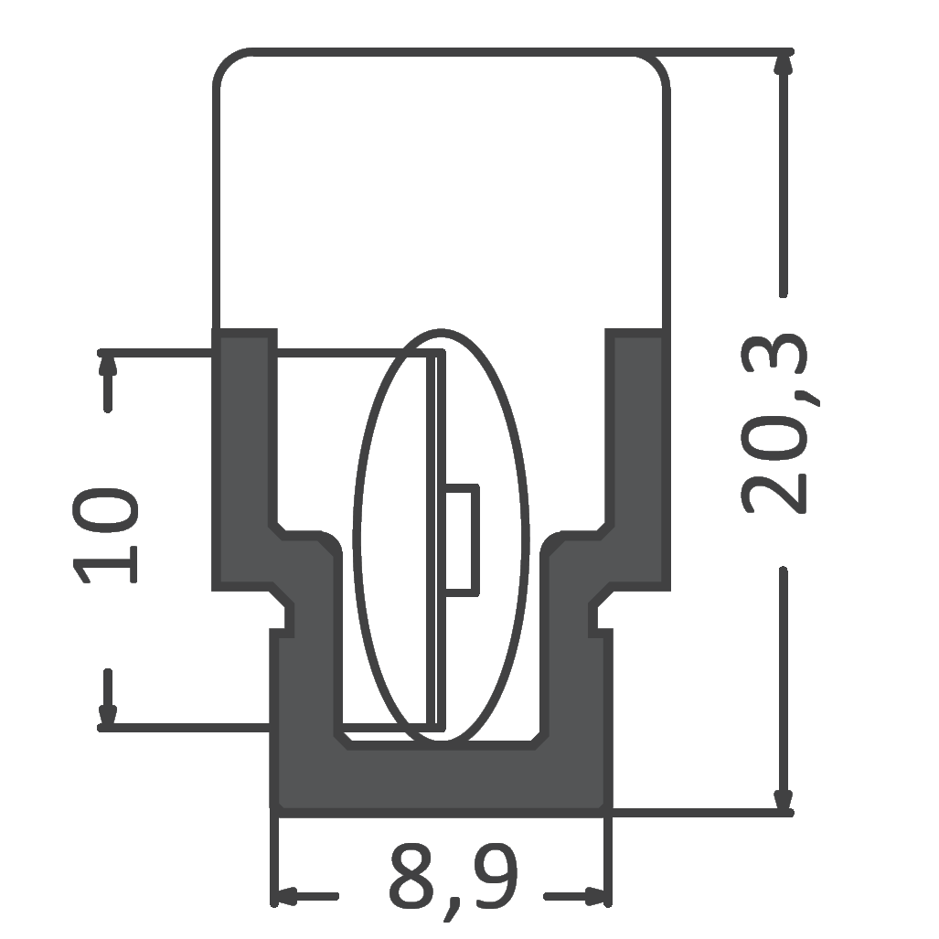 Aluminum Channel - MOSS-ALJ-2232