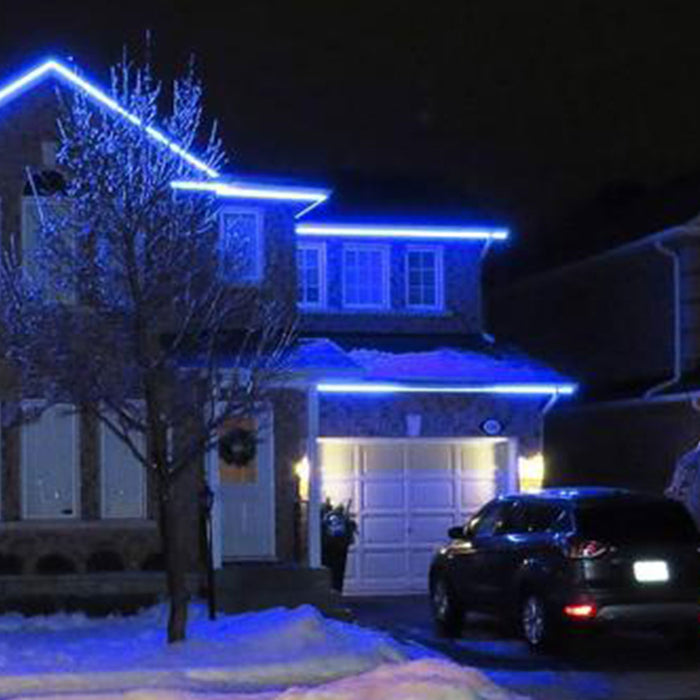 Moss LED Flexible strip LEDs make great replacement Christmas lights!