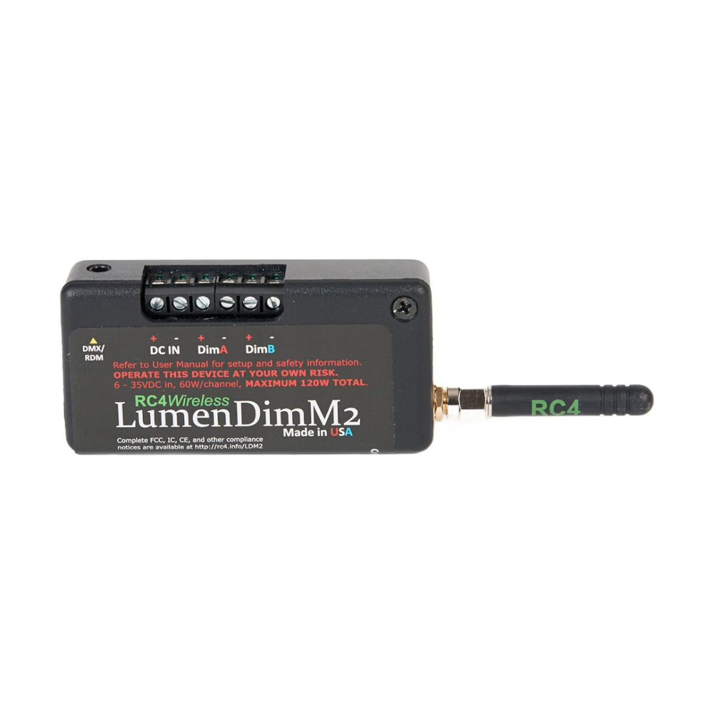 LumenDimM2 - 2 Channel CRMX Wireless Dimmer