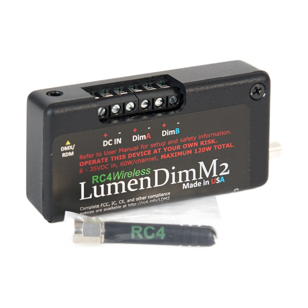 LumenDimM2 - 2 Channel CRMX Wireless Dimmer