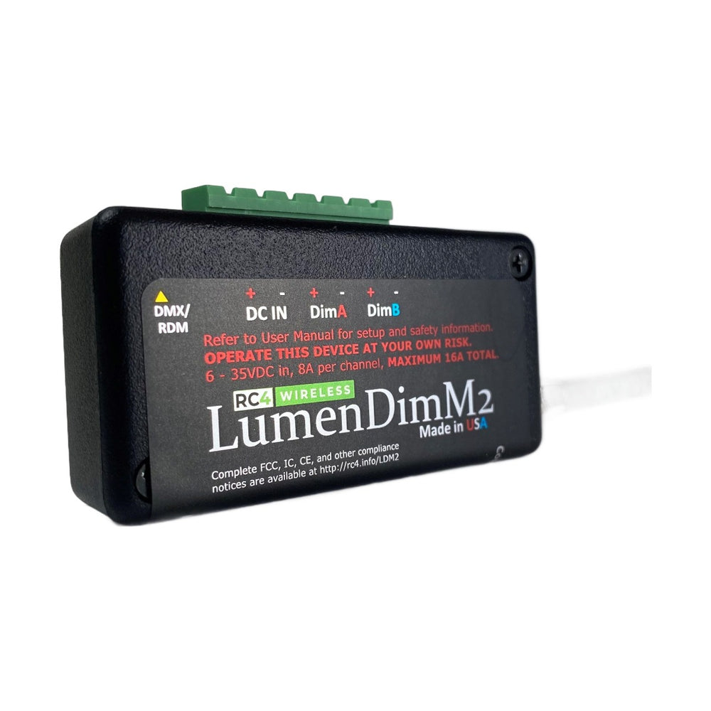 LumenDimM2 - 2 Channel CRMX Wireless Dimmer
