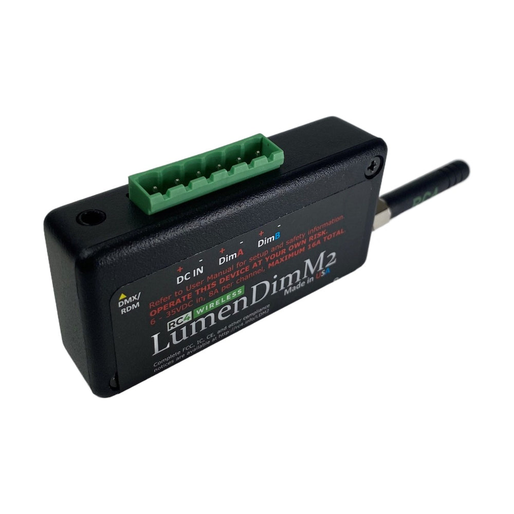 LumenDimM2 - 2 Channel CRMX Wireless Dimmer