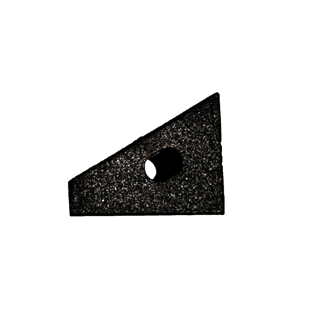MOSS-ALS-A2016 End Cap - With Hole - Black