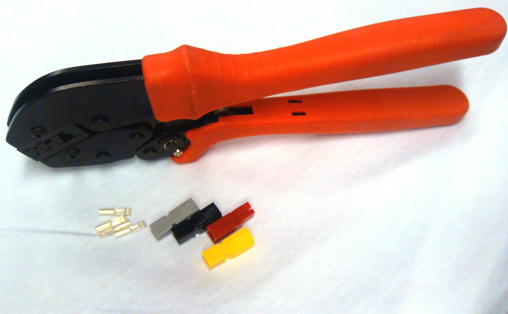 RC4 crimping tool for Anderson Powerpole connectors, jaw detail