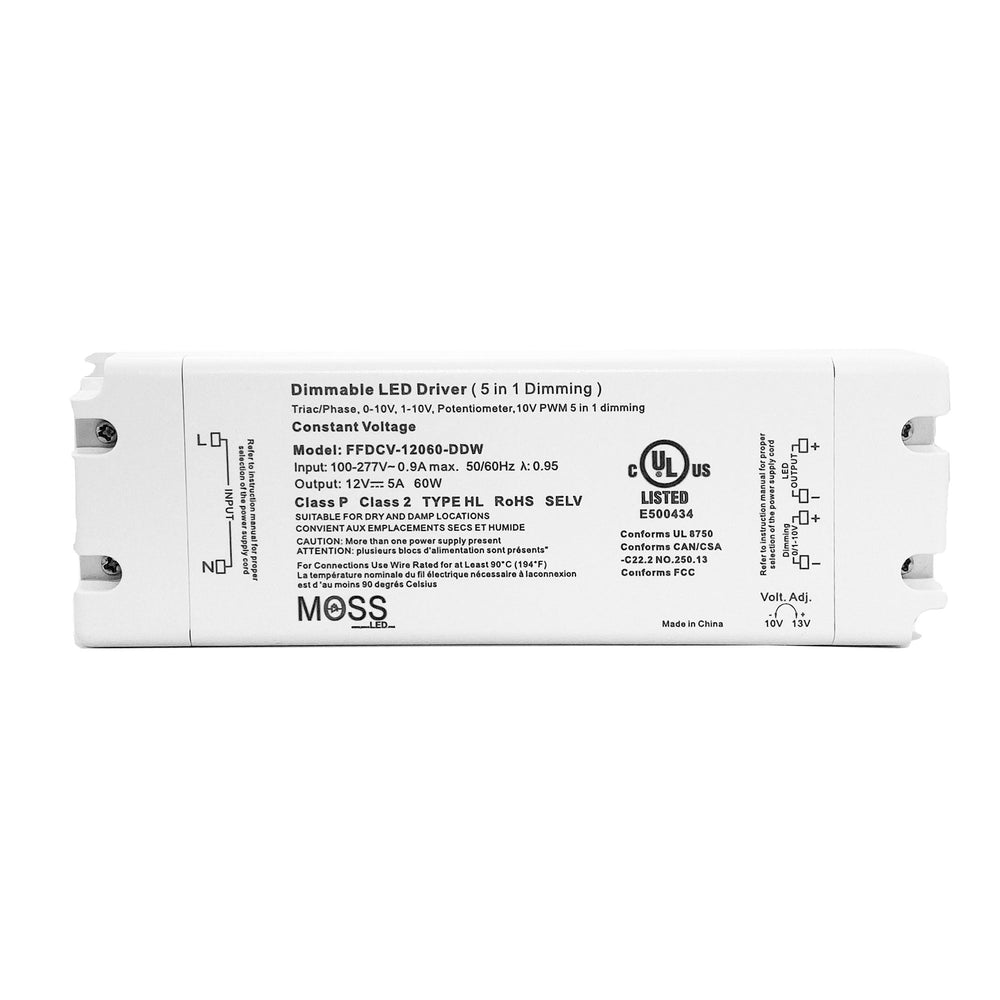 Flicker-Free Dimmable Fanless LED Drivers