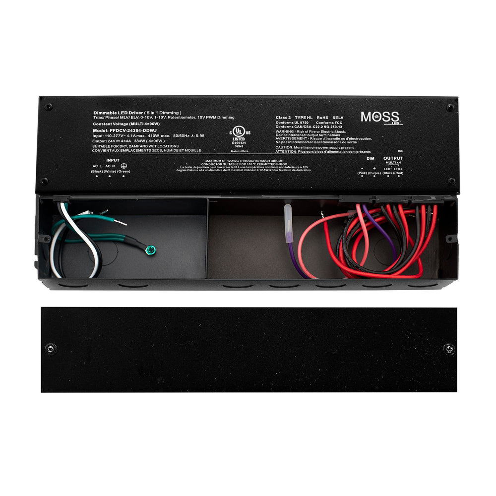 Flicker-Free Dimmable Fanless LED Drivers - Junction Box Style