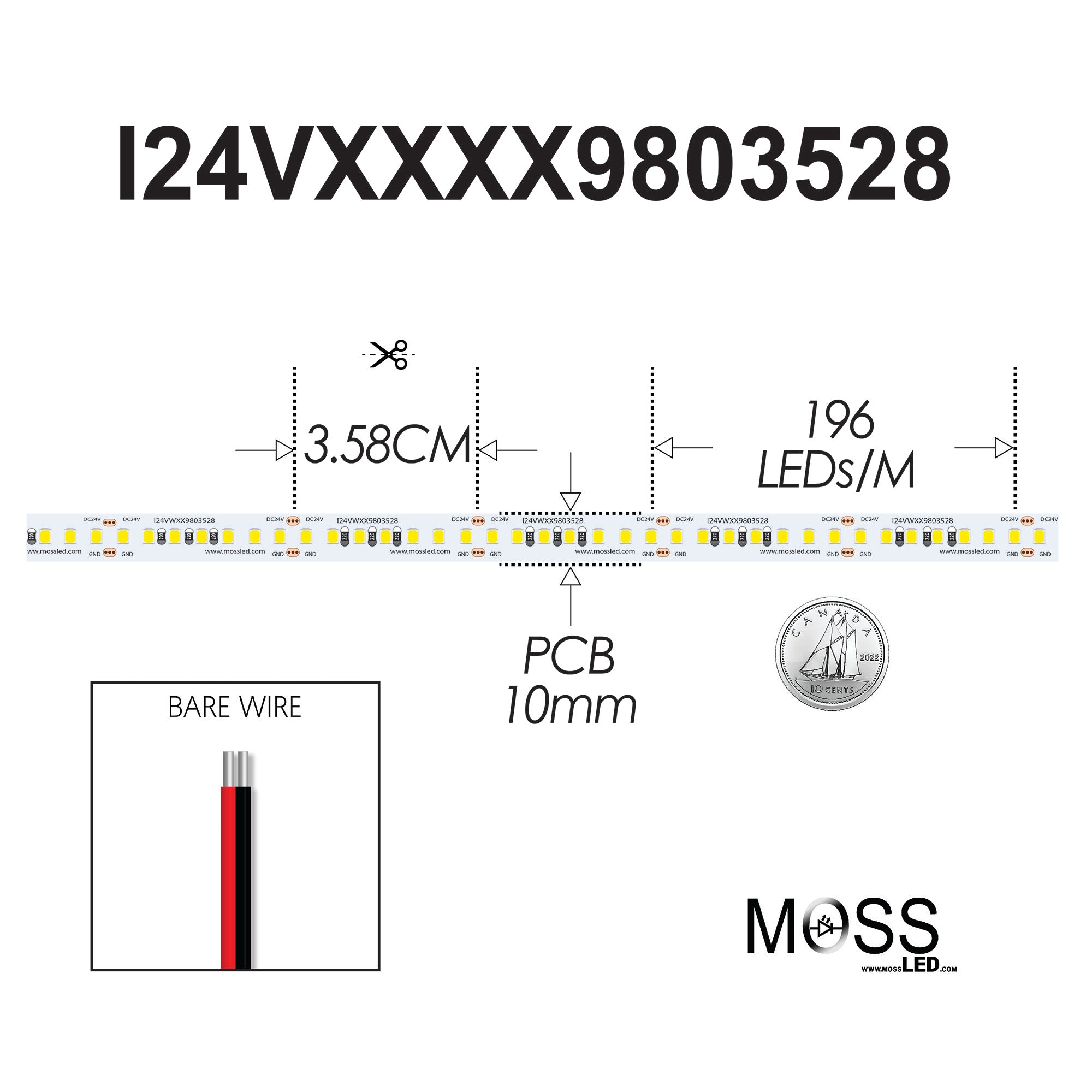 FlexLED 196 White 24V