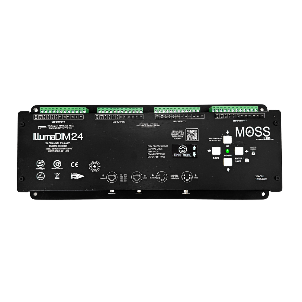 IllumaDIM 24 - 24-Channel DMX Dimmer