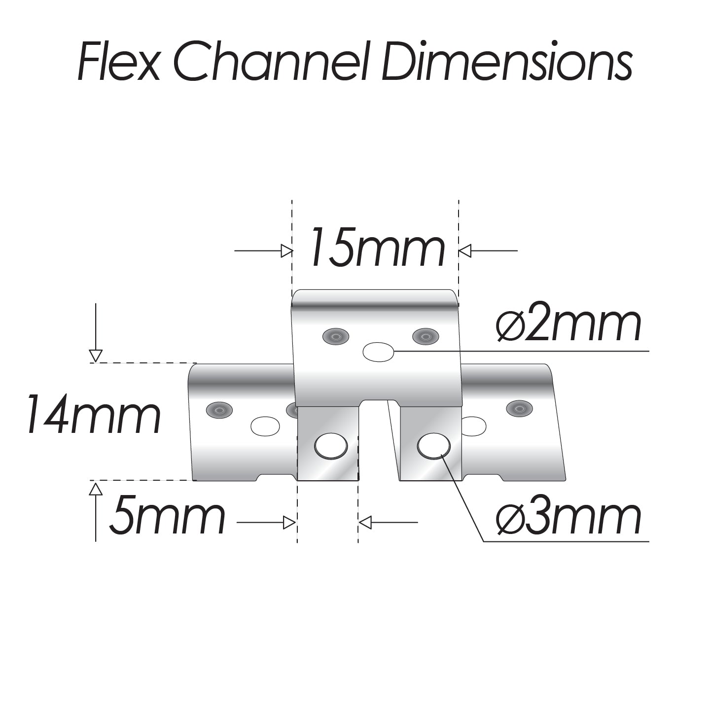 Neon FlexLED V3 Mounting Hardware