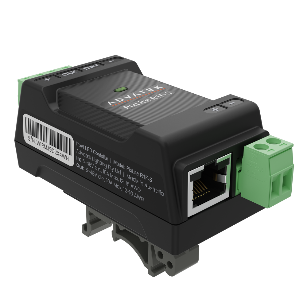 PixLite R1F-S Receiver - DIN Rail Mount Kit