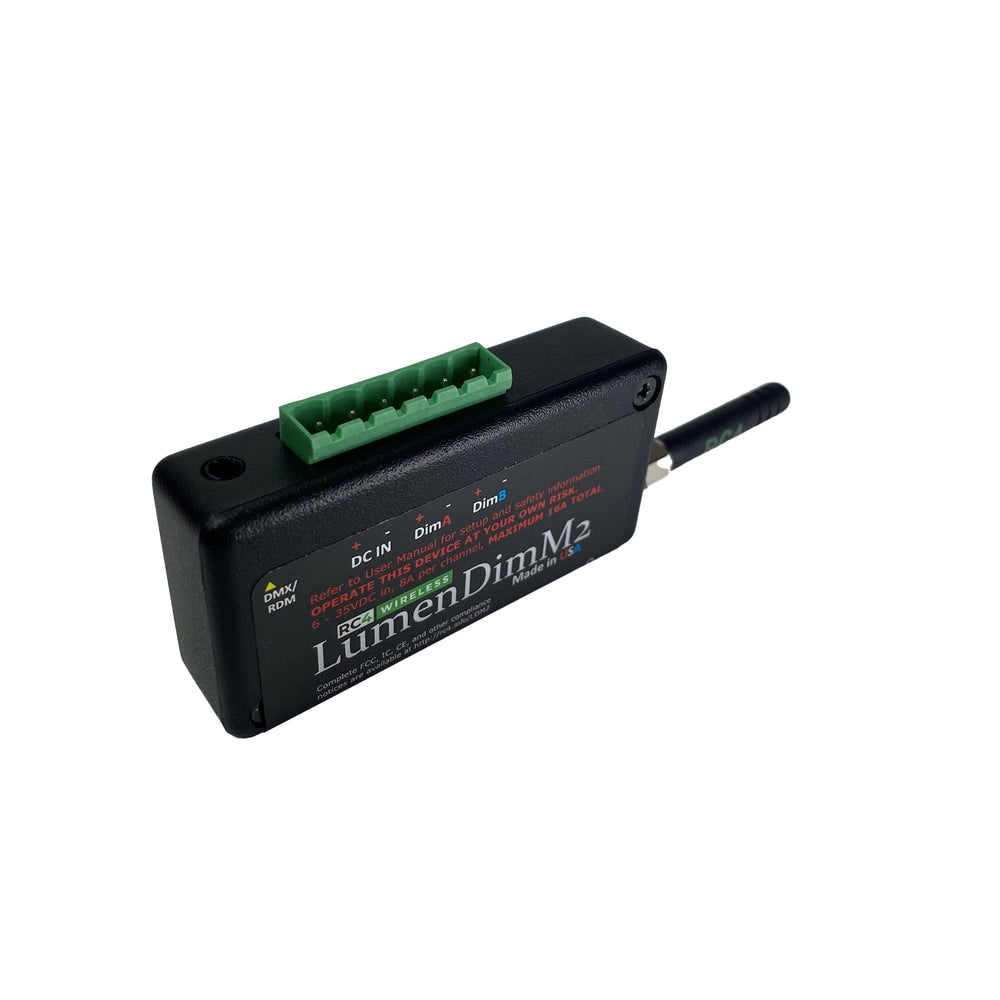 LumenDimM2 - 2 Channel CRMX Wireless Dimmer