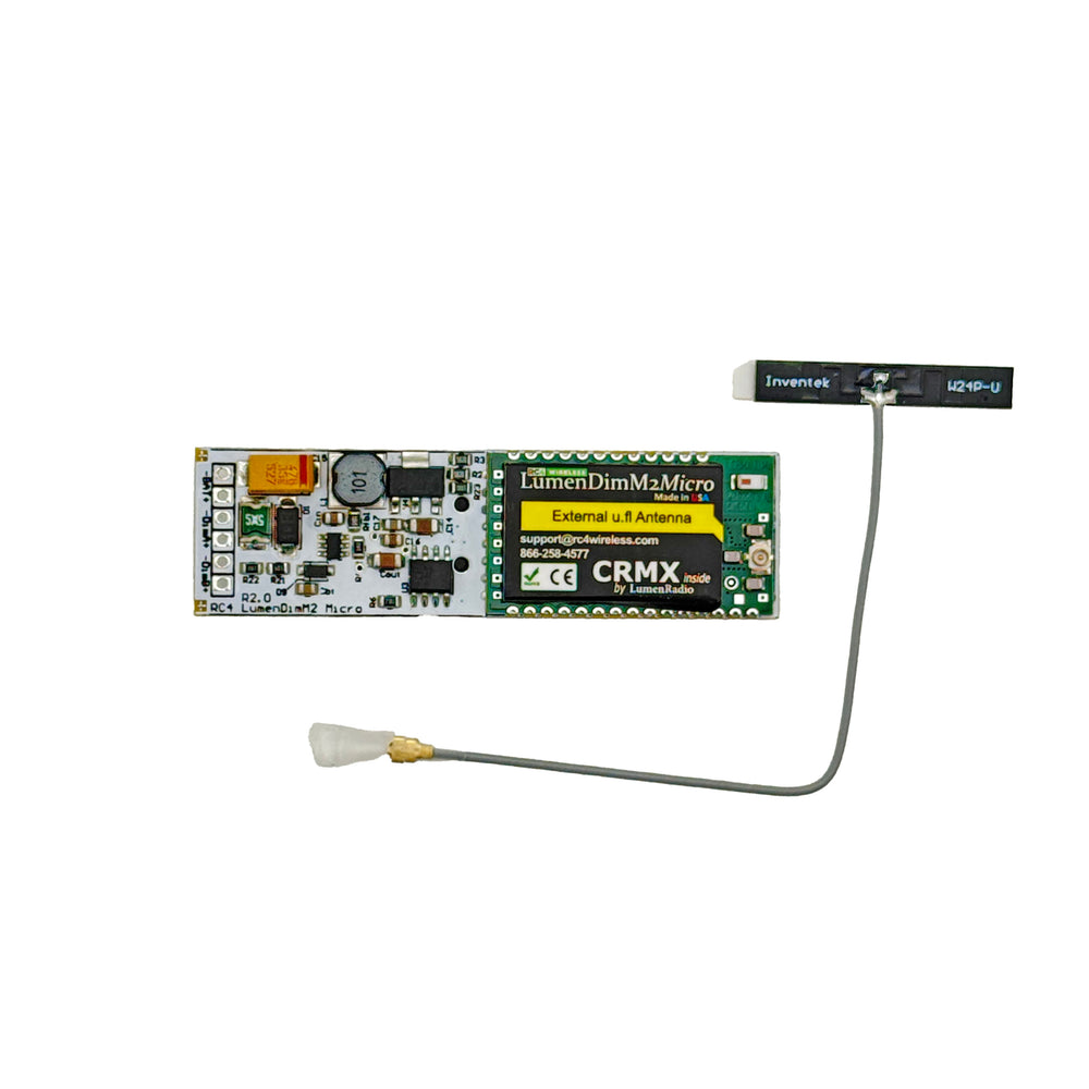 LumenDimM2micro - 2 Channel CRMX Wireless Dimmer