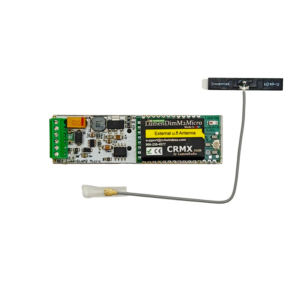 LumenDimM2micro - 2 Channel CRMX Wireless Dimmer