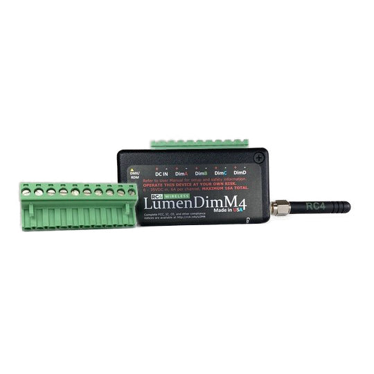 LumenDimM4 - 4 Channel CRMX Wireless Dimmer