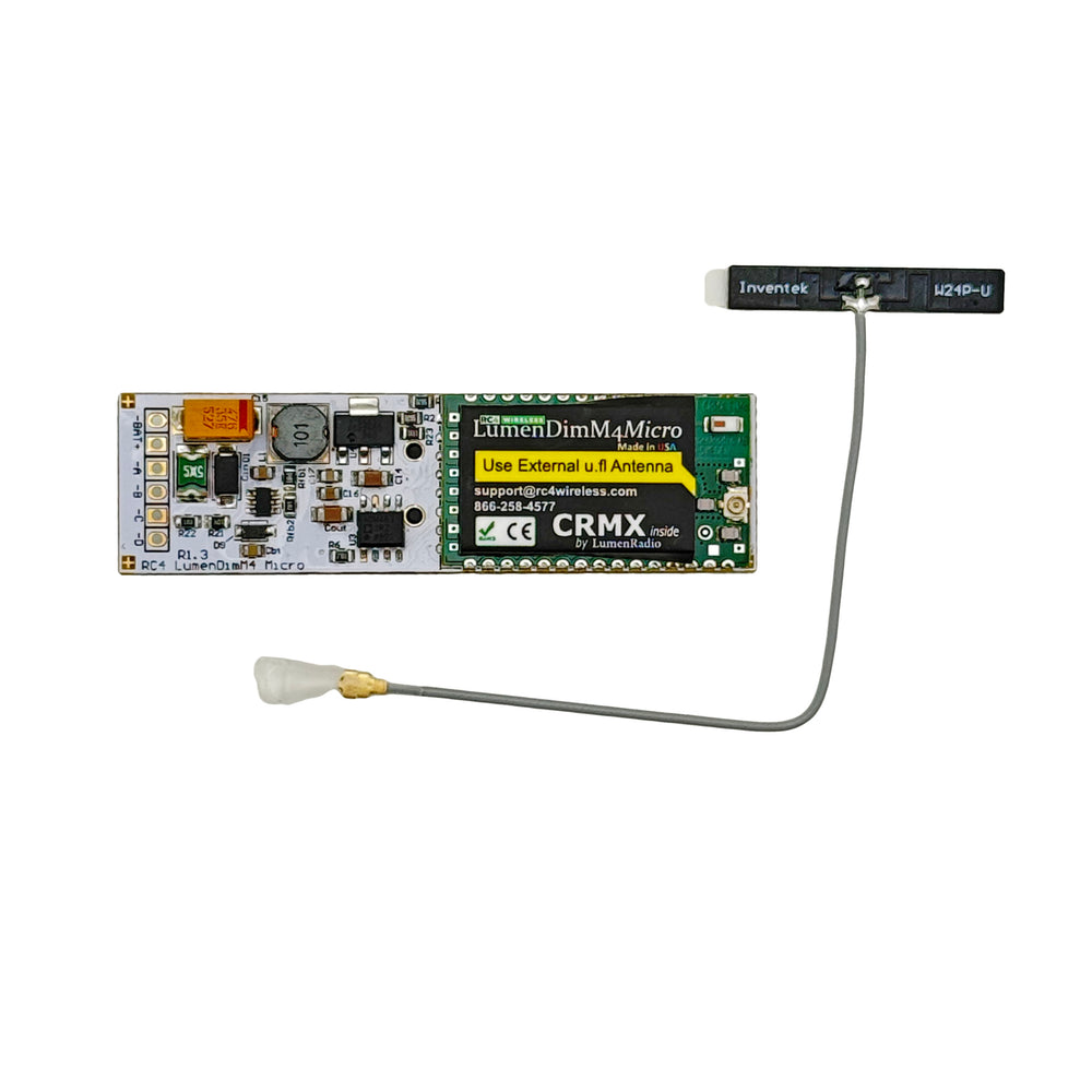 LumenDimM4micro - 4 Channel CRMX Wireless Dimmer