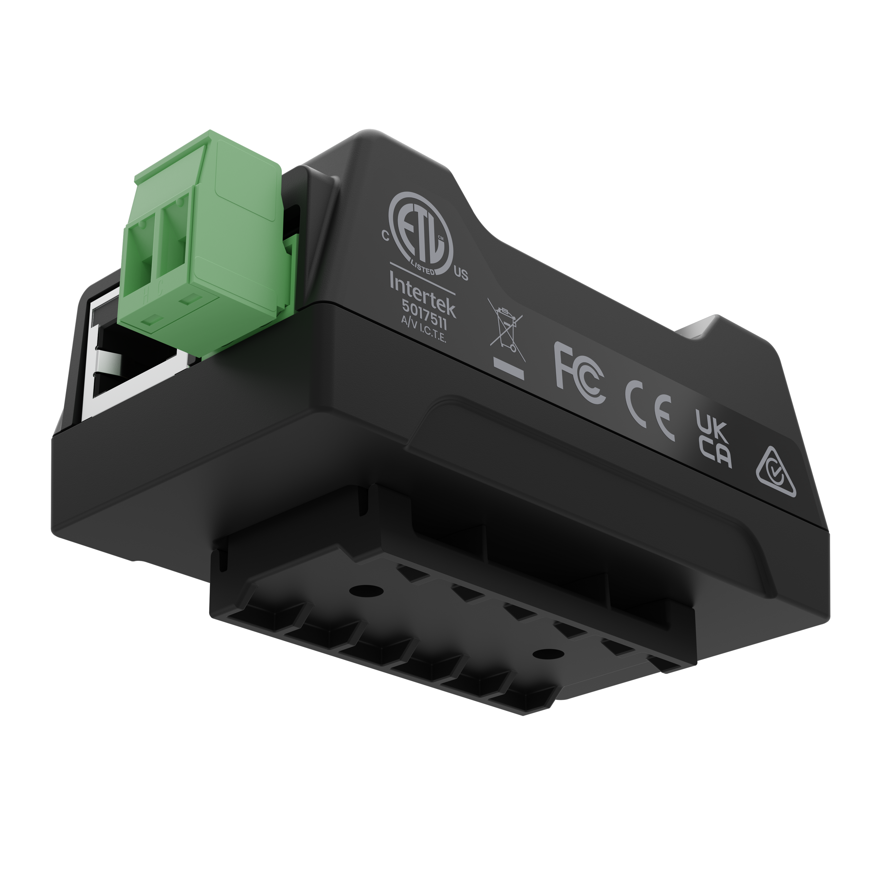 PixLite R1F-S Receiver - DIN Rail Mount Kit — Moss LED