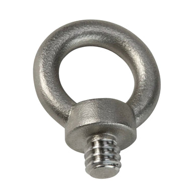 Astera EyeBolt quarter inch thread silver metal mounting hardware close-up front view showing ring and threaded bolt white background