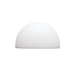 Astera LunaDiffusor for LunaBulb set of 4 white translucent LED light diffusion dome accessory front view on white background for film and TV lighting