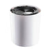 Astera QuikBeam FlexCover white finish single unit top down view showing interior mounting mechanism and lens white background