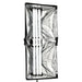 Astera SNAPBAG for 3 Tubes AX1 and Titan front view open showing silver reflective interior with 3 tube lights mounted black fabric exterior white background
