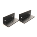 LumenRadio Wall Mounting Kit two black L-shaped metal brackets with mounting holes for Stardust Aurora or Luna units angle view white background