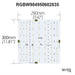 Moss LED 24V RGB White Panel 1x1 foot spec diagram 290mm x 300mm dimensions