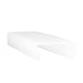 Moss LED ALLL5050D aluminum LED profile channel M2M module-to-module connector showing two white powder-coated extrusion sections joined together on white background