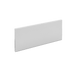 Moss LED ALSST-8035C aluminum channel closed end cap white angle view transparent background
