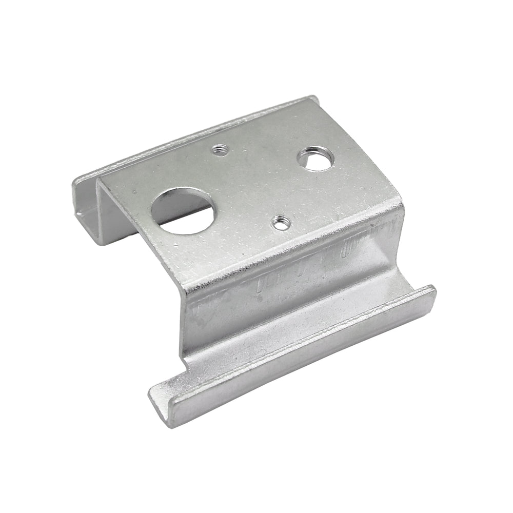 Moss LED Aluminum Channel 5460 metal mounting bracket clip with mounting holes hardware accessory on white background