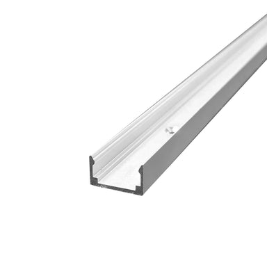 Moss LED DiffuseFLEX Channeling 15mm aluminum extrusion channel angled view white background