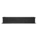 Moss LED FFDCV-24200-DDWJ flicker-free dimmable constant voltage LED driver 200W 24V in black junction box enclosure front side view showing circular cable knockouts on white background