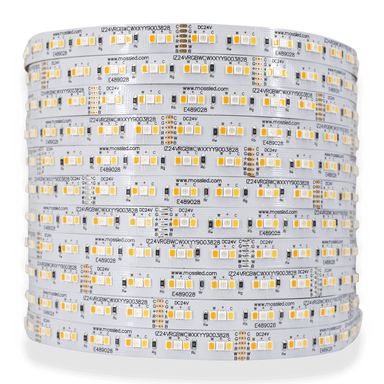 Moss LED FlexLED 180 RGB+WW+CW 24V 180 LED/m coiled reel white PCB white background