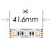 Moss LED FlexLED 72 RGB White AIO All-In-One 12V cut diagram 41.6mm cutting length 72 LEDs per metre RGBW chip layout