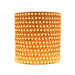 Moss LED FlexLED Bi-Colour 24V LED strip coiled reel lit in dim warm white showing flexible PCB with warm and cool white LEDs on white background