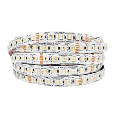 Moss LED FlexLED RGB+WW+CW 24V All-In-One Diode 5060 chip coiled reel white background