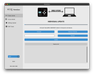 Moss LED IllumaSync software Single Upload tab screenshot showing individual firmware update interface with diagram of single device connected to laptop Connect Discover Devices Browse and Update buttons with Device List area Mac application window