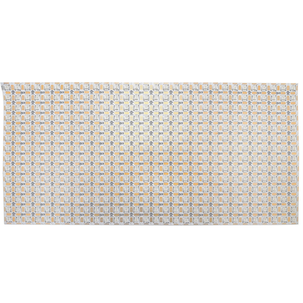 Moss LED ML14 Panel Pixel FlexLED RGB 12V GS8208 500mm flat panel white background