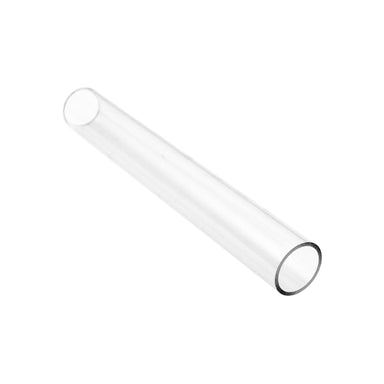 Moss LED OmniFlex 360 Cylinder Sleeve clear acrylic tube 31mm outside diameter angled view on white background