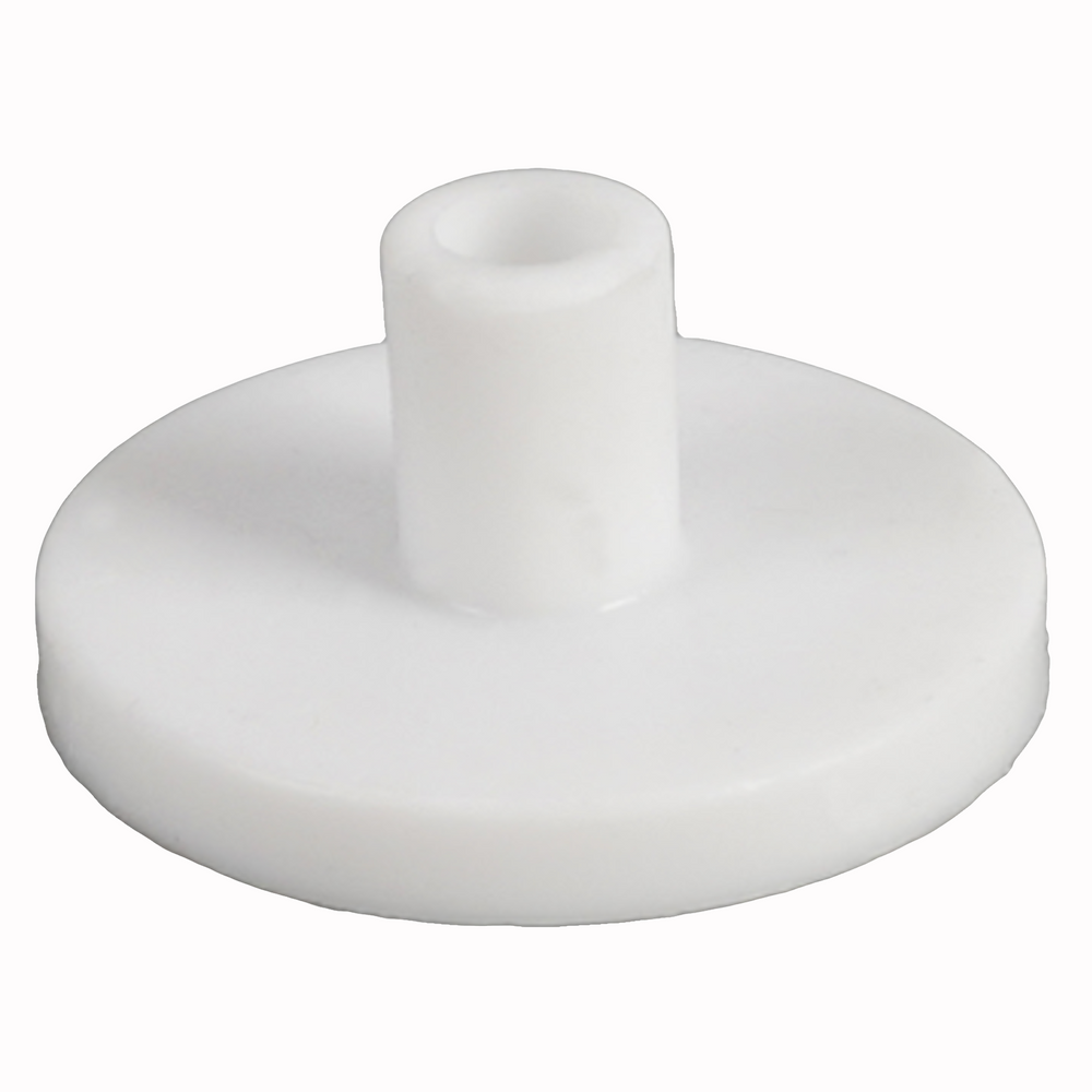 Moss LED OmniFlex 360 end cap closed white angled view white background