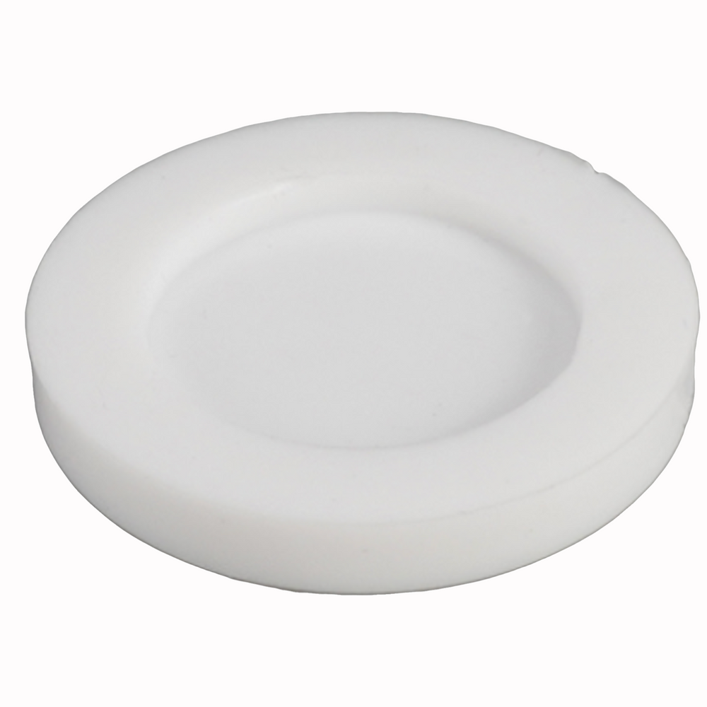 Moss LED OmniFlex 360 end cap closed white flat disc top view white background