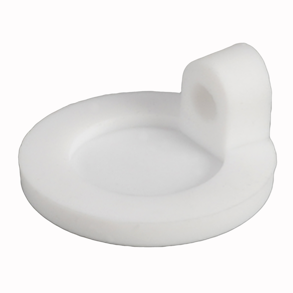 Moss LED OmniFlex 360 end cap side entry cable white angled view white background