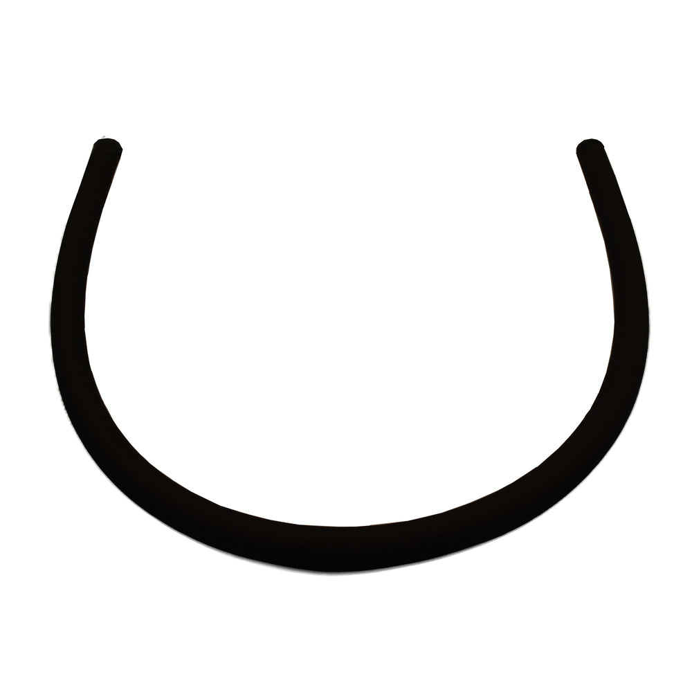 Moss LED OmniFlex 360 LED 24V stealth black housing 360-degree flexible tubular luminaire - U-bend unlit product shot white background