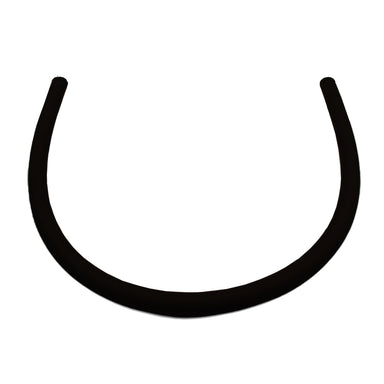 Moss LED OmniFlex 360 LED 24V stealth black housing 360-degree flexible tubular luminaire - U-bend unlit product shot white background