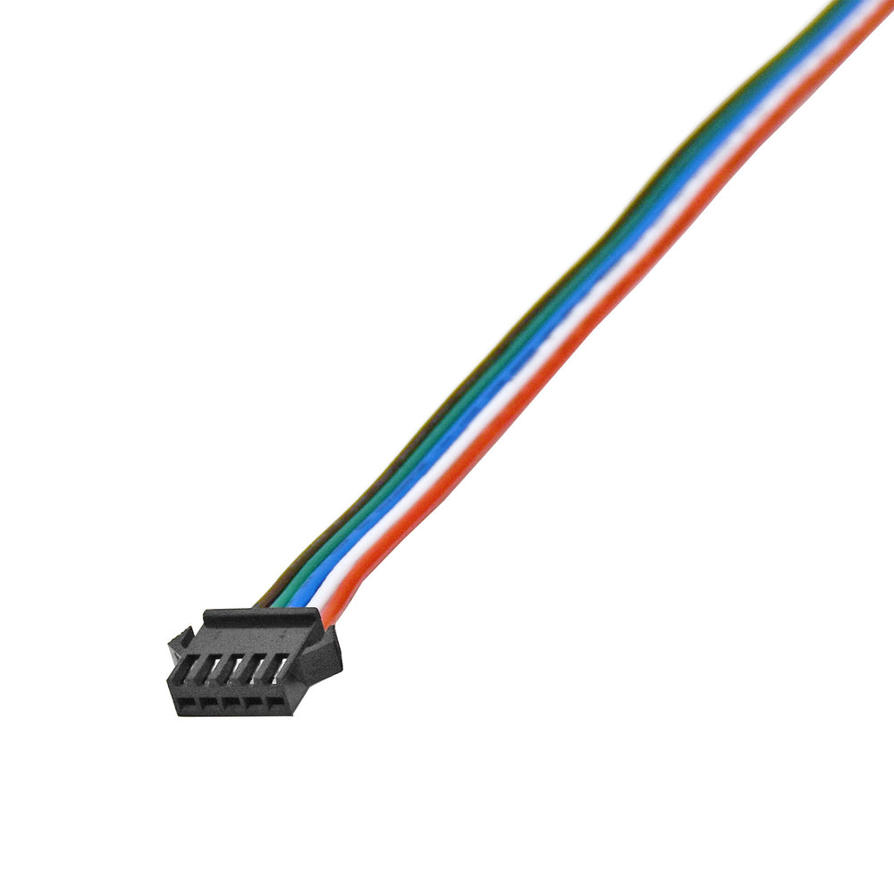 Moss LED pixel connector tail JST 5-pin female 30cm with colored wires for addressable LED pixel strips