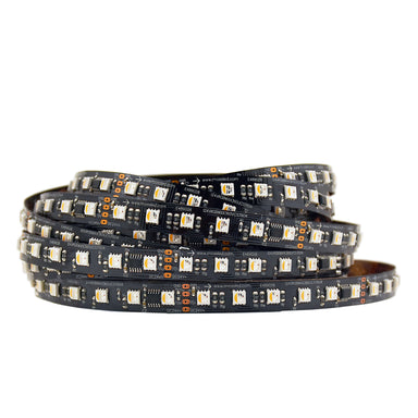 Moss LED Pixel FlexLED 24V RGBW 360 LED/m loose coil black PCB UCS7604 white background