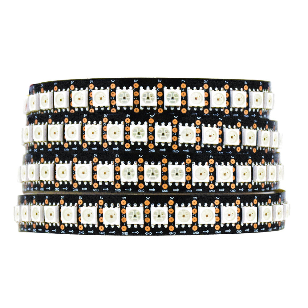 Moss LED Pixel FlexLED 5V RGB High Frequency 144 LED/m APA102 coiled reel on white background